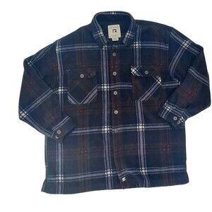 Juneau Flannel Men's XXL Plaid Button-Up  Thick Outdoors